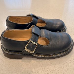 Dr. Martens Black Polley Mary Jane Oxfords, size UK 5 (US 7) model 5027
